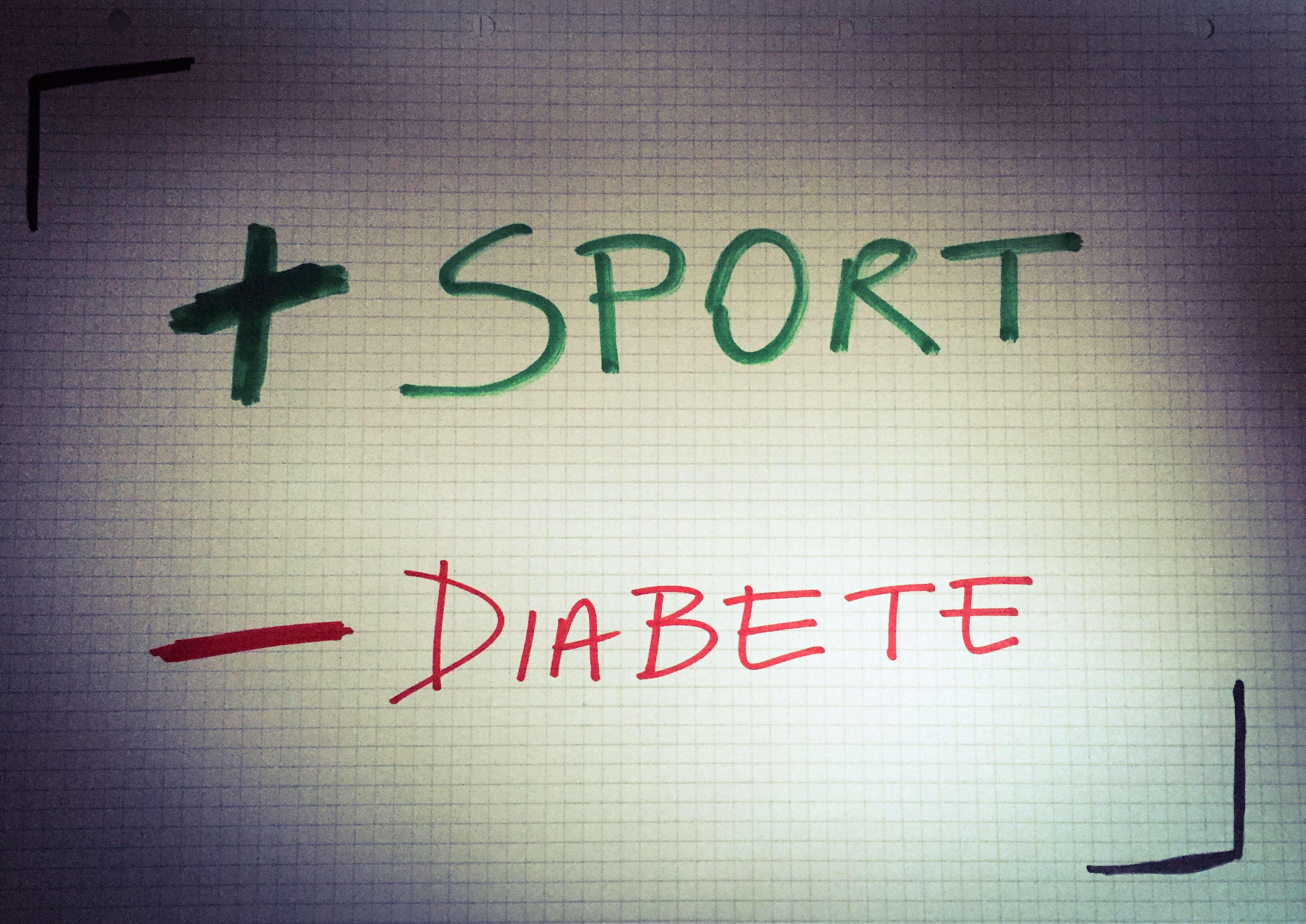 + sport - diabete