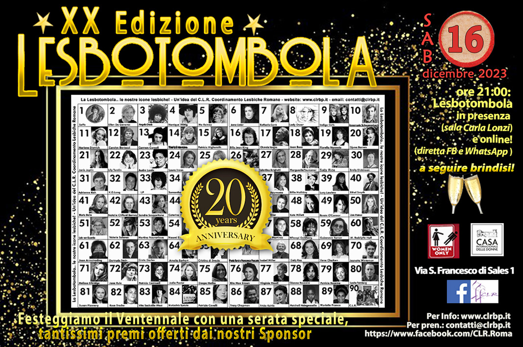 XX Edizione della Lesbotombola -Roma