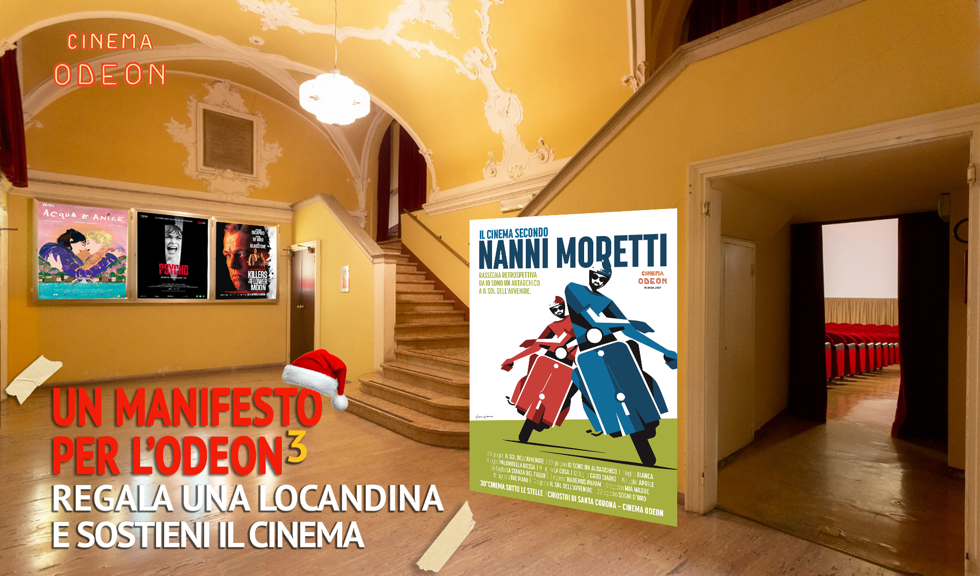 UN MANIFESTO PER L'ODEON 3: le tue locandine preferite per sostenere i nuovi progetti del Cinema Odeon di Vicenza