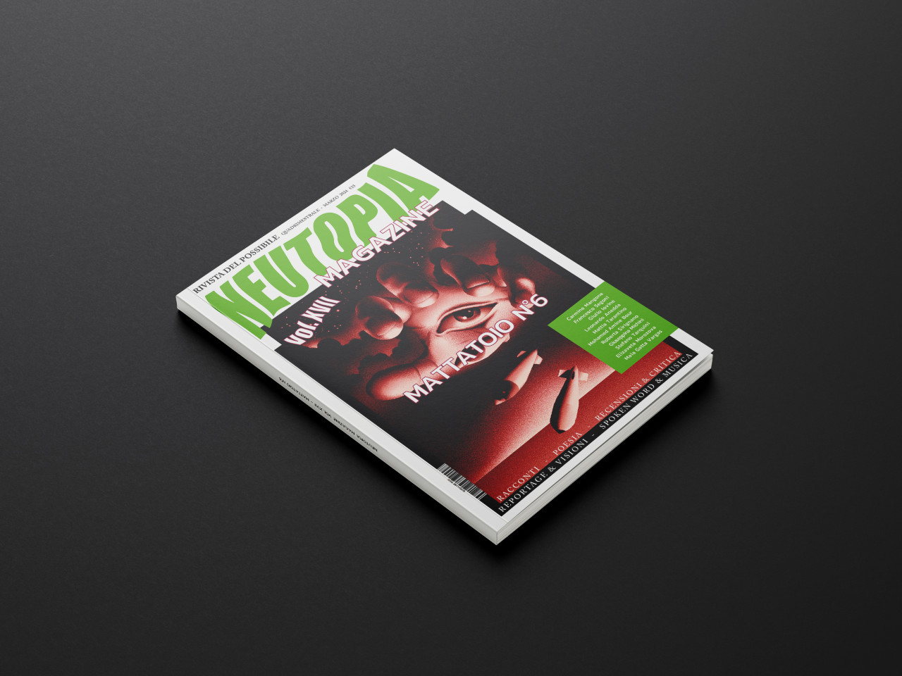 Preorder Neutopia Magazine Vol. XVII・MATTATOIO N. 6